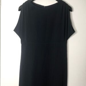 MaxMara sleeveless little black dress size 10